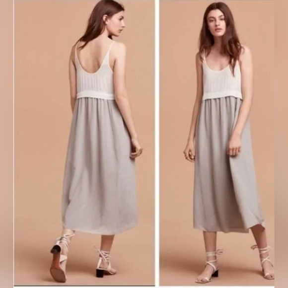 Aritzia Wilfred 100% Silk Flowy Midi Dress XXS - Picture 2 of 11